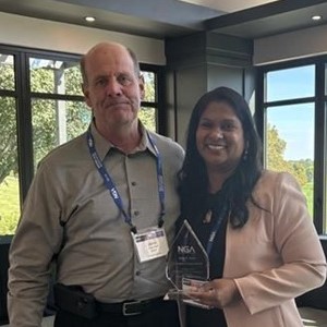 John Kent with Urmilla Sowell