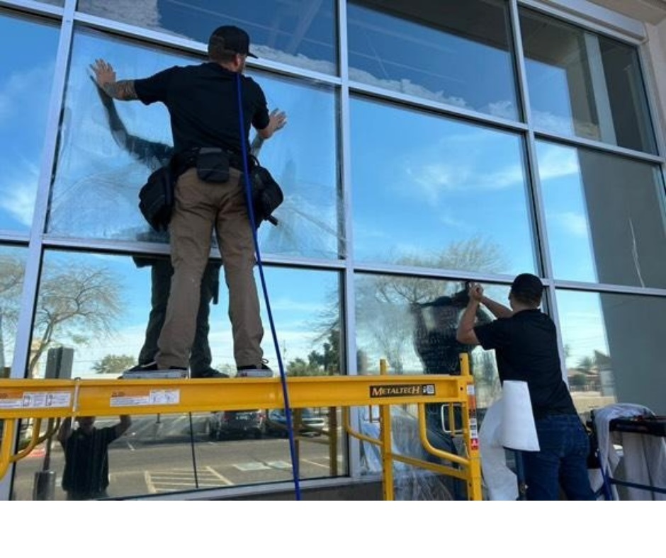 Amarok Defense glass installation