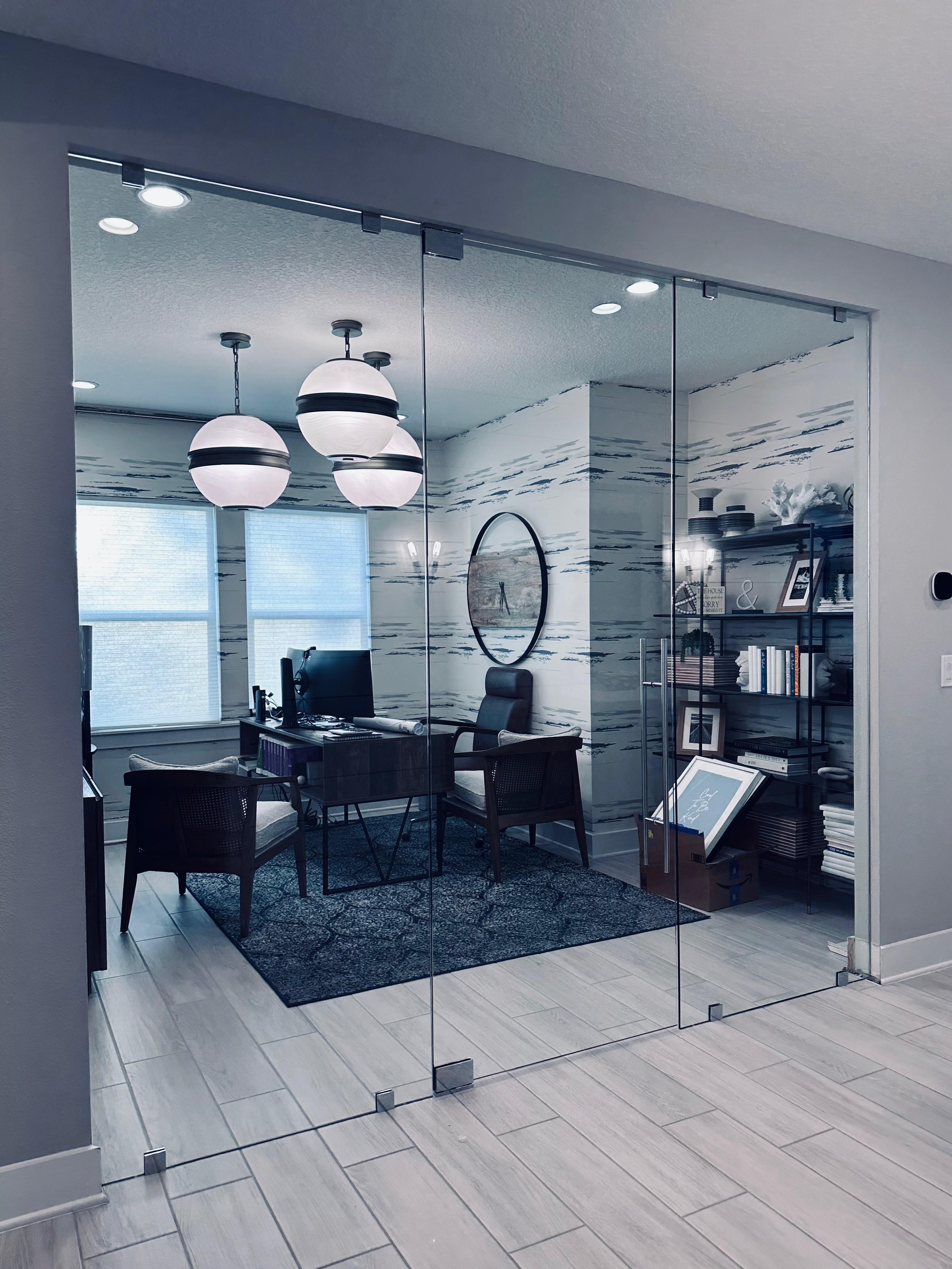 Clear Choice Jax Corp. glass partition project