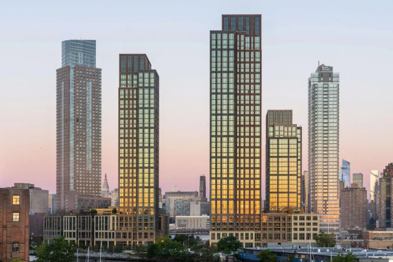 Malt Drive skyline view at sunset 