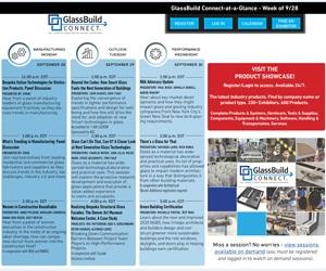 WHAT’S HAPPENING AT GLASSBUILD CONNECT