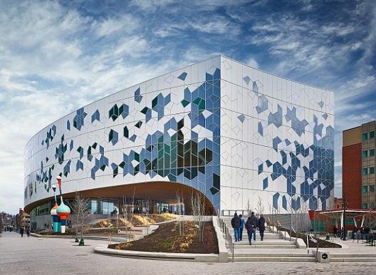 exterior of the calgary library